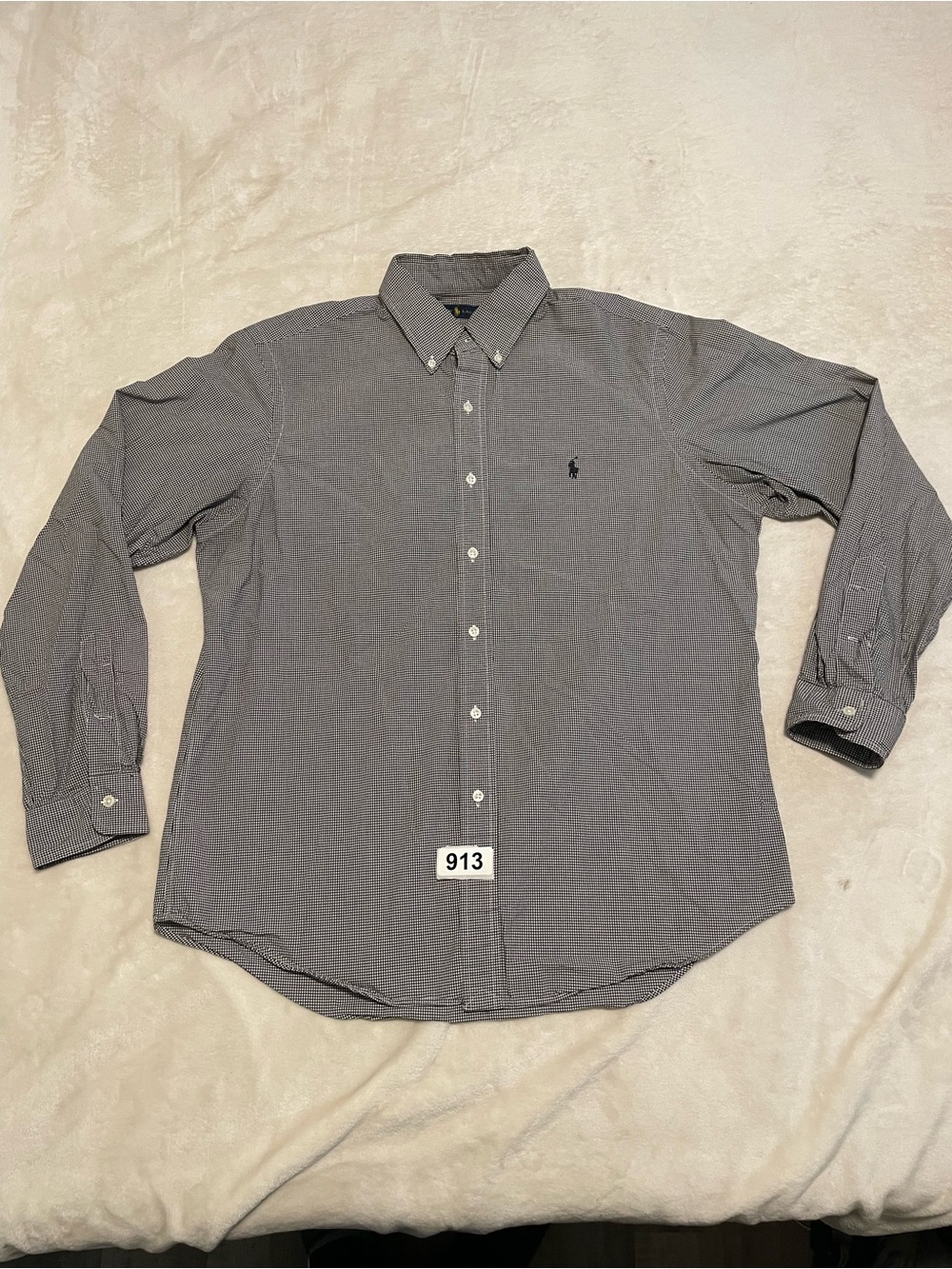 Ralph Lauren Gray Button-Down Dress Shirt